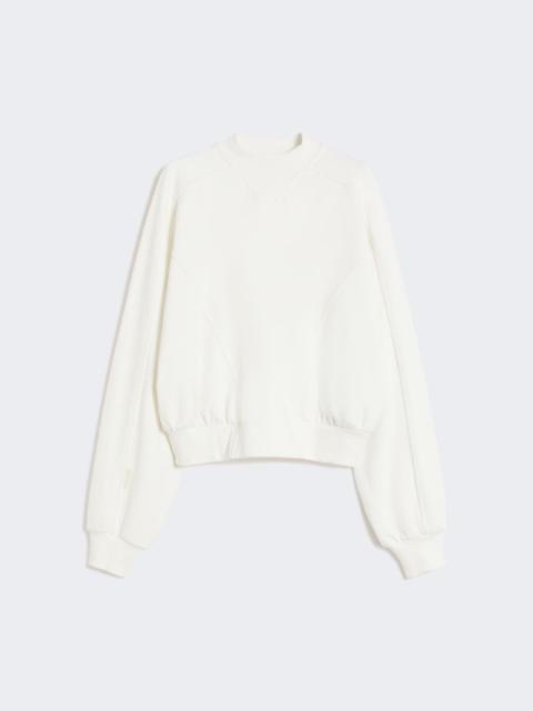 Sportmax Cotton stretch sweatshirt - ivory