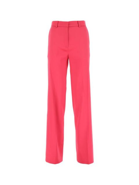 MAGDA BUTRYM Magda Butrym Woman Fuchsia Stretch Polyester Blend Wide-Leg Pant