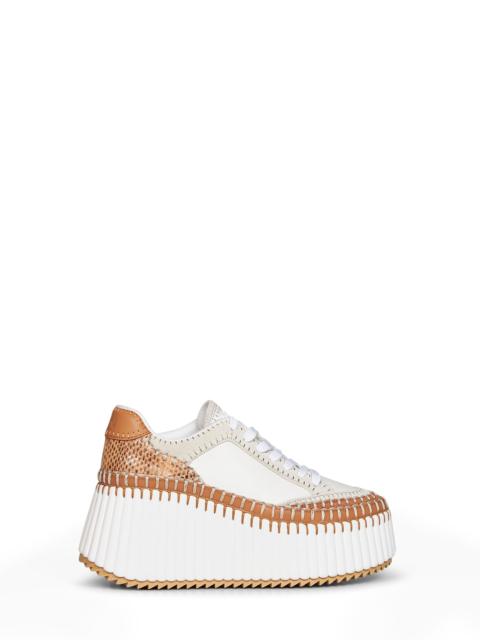 Chloé Chloé Women White Nama Wedge Sneakers
