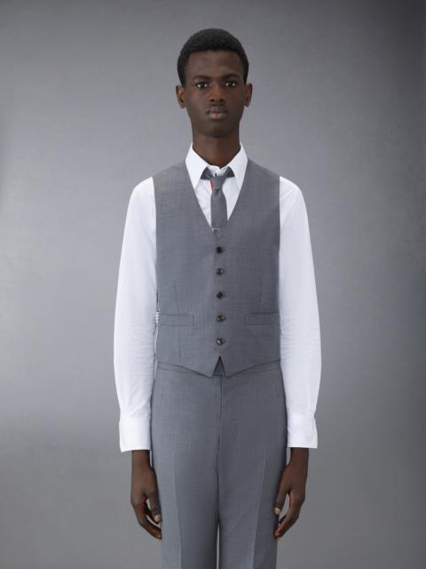 Thom Browne Classic 5-Button Vest in Super 120's Twill