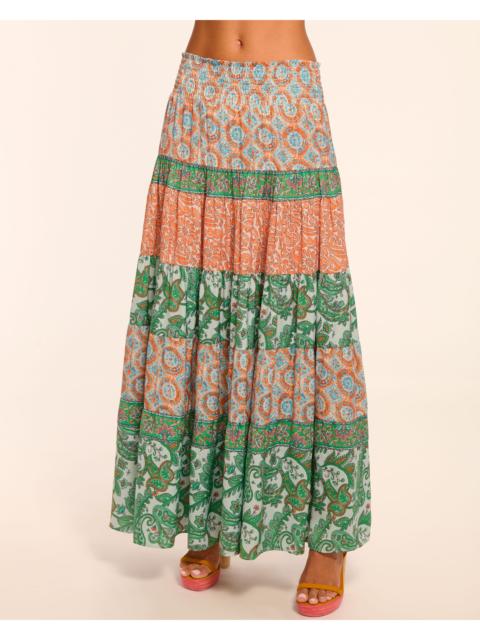 RAMY BROOK Dorotha Smocked Maxi Skirt