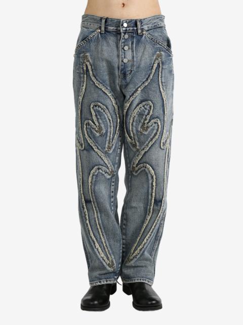 Thug Club THUG CLUB - Men Tribal Denim Pants