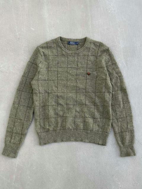 STEAL! Vintage Polo Ralph Lauren Wool Pocket Knit Sweater