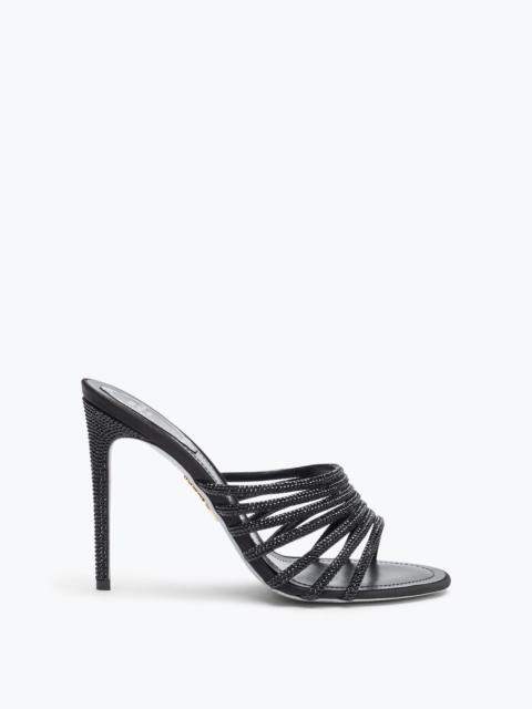 RENE CAOVILLA FULL TRIM BLACK MULE 105