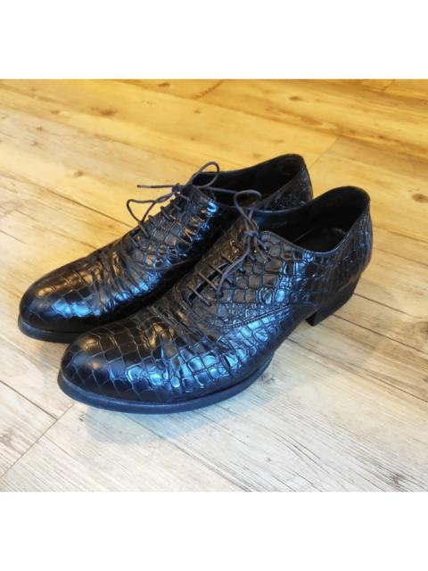 Other Designers Gianni Barbato - Burnt coco leather derbies.Like Saint Laurent or Guidi