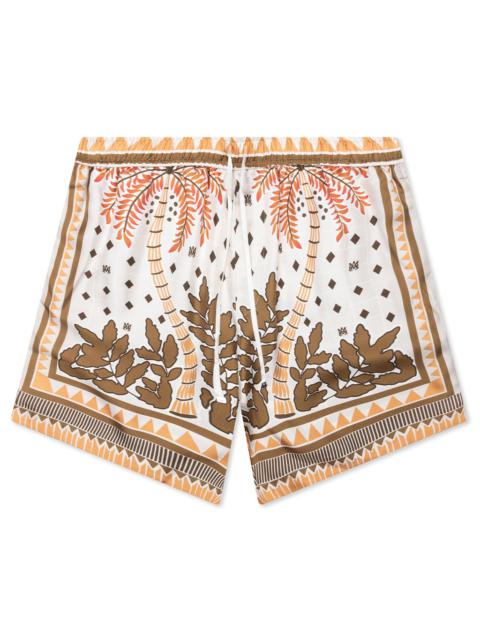 AMIRI PALM TREE SHORT - COPPER BROWN