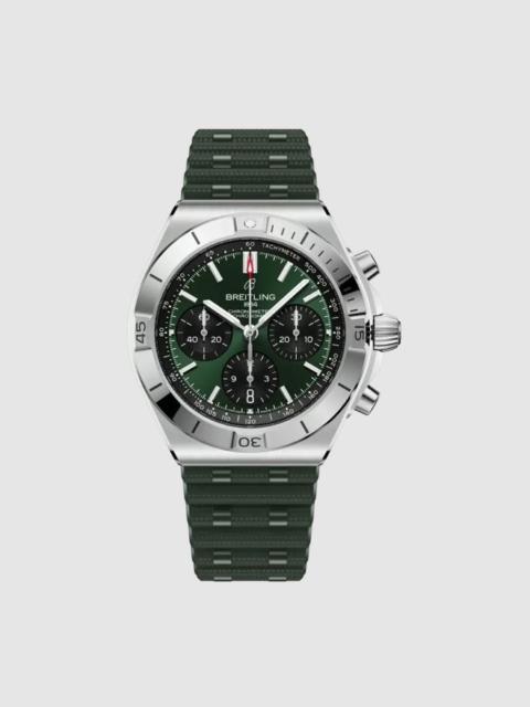 BREITLING Breitling Chronomat Chronograph Automatic Chronometer Green Dial Men's Watch AB0158101L1S1