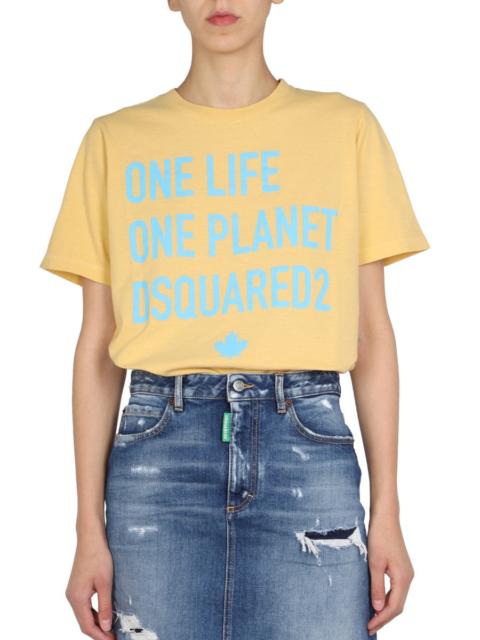 DSQUARED2 Dsquared Women "One Life One Planet" T-Shirt