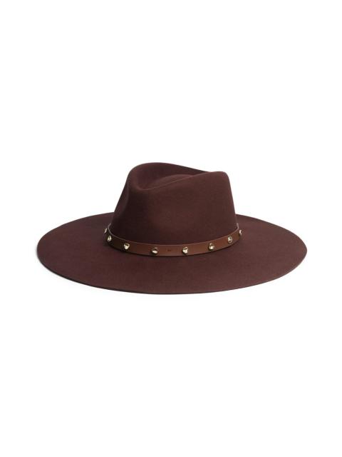 rag & bone rag & bone Brynn Wool Fedora in Dark Espresso at Nordstrom
