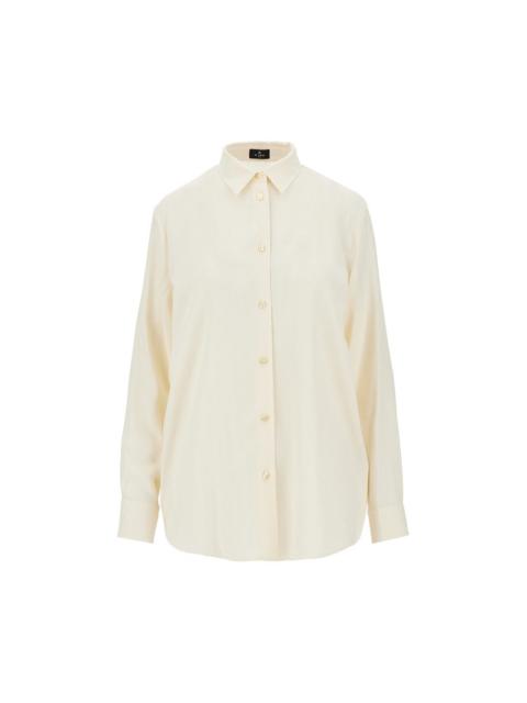 Etro Etro Women Jacquard Silk-Blend Shirt