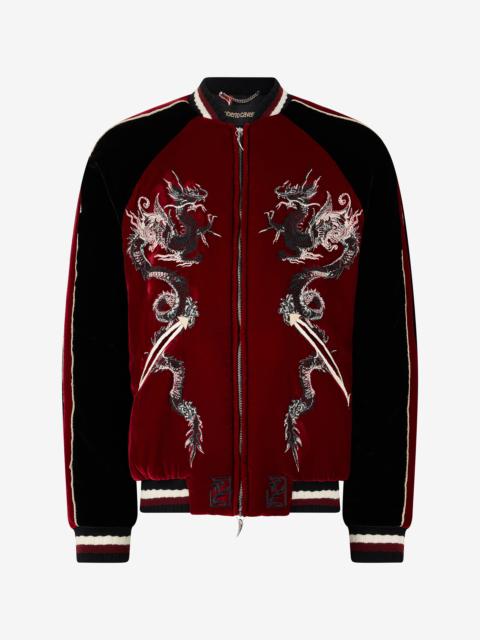 Roberto Cavalli Bomber Jacket With Dragons