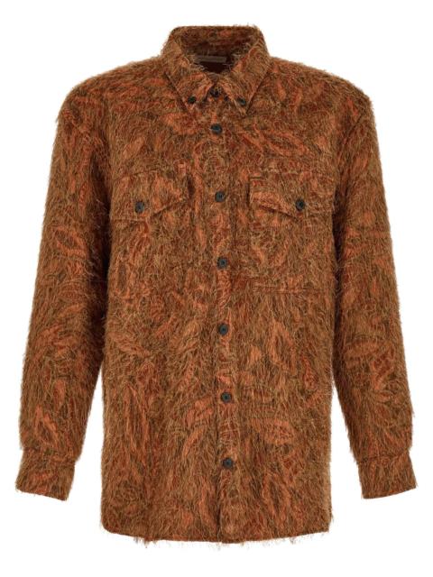 Dries Van Noten Dries Van Noten Men Shaggy Fringed Shirt