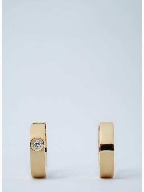 TOTEME TOTEME Bezel Diamond Hoops