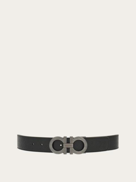 FERRAGAMO Reversible and adjustable Gancini belt