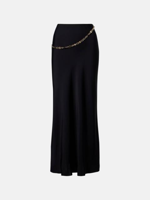 rabanne Chain-detail maxi skirt