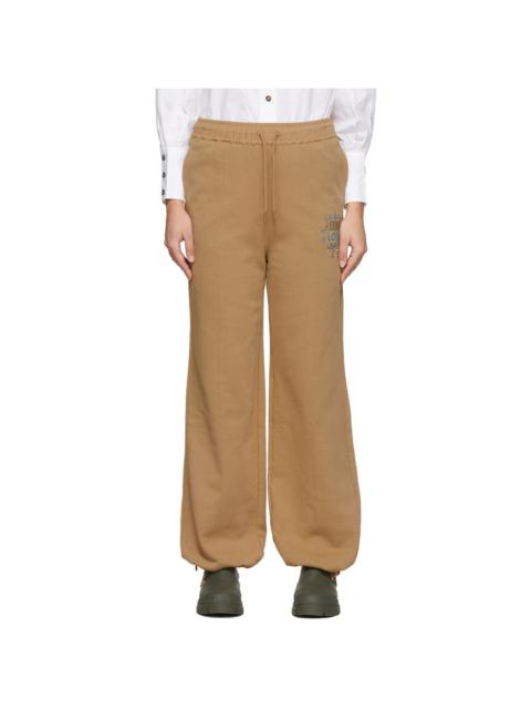 GANNI Tan Isoli Lounge Pants