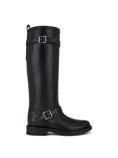 SAINT LAURENT SAINT LAURENT River Black Smooth Leather Boots New & Authent
