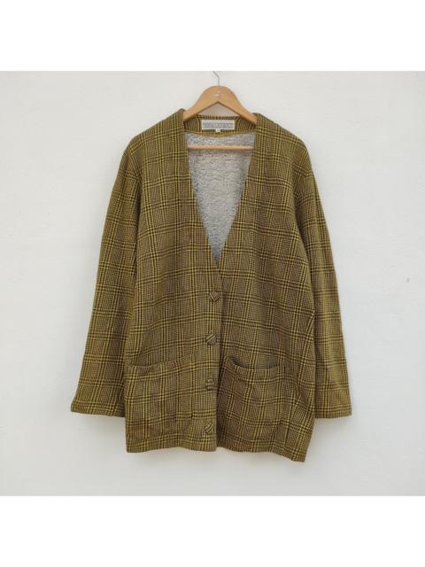 Other Designers American Apparel - Norma Kamali Checker Vintage 90s Cardigan Blazer Jacket