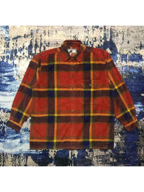 Other Designers Japanese Brand - Vintage Capito Corduroy Jeans For Men Plaid Shirt Jacket