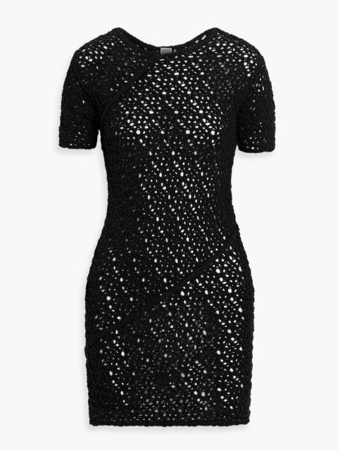 TOTEME Crocheted cotton-blend top