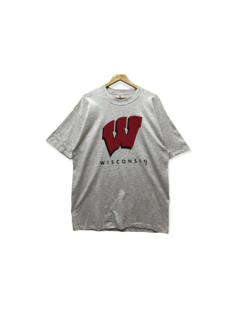 Other Designers Vintage Wisconsin Tee University MLB NFL NHL Tshirt