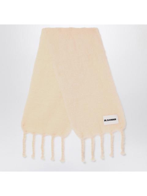 Jil Sander Pale Pink Mohair Blend Scarf Women