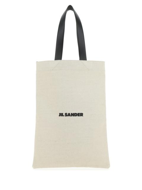 Jil Sander Sand canvas shopping bag