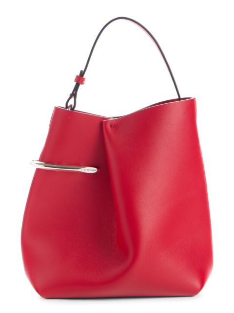 Givenchy Givenchy Mini Pinch Me Leather Tote in 638-Equestrian Red at Nordstrom