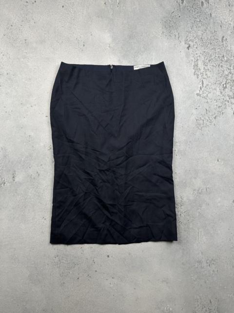 Dolce & Gabbana Dolce & Gabbana Vintage Cashmere Silk Pencil Skirt Tailored