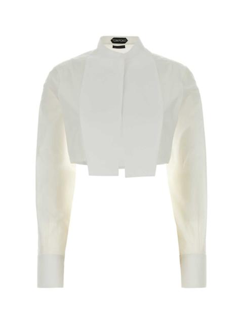 TOM FORD Tom Ford Women White Poplin Shirt