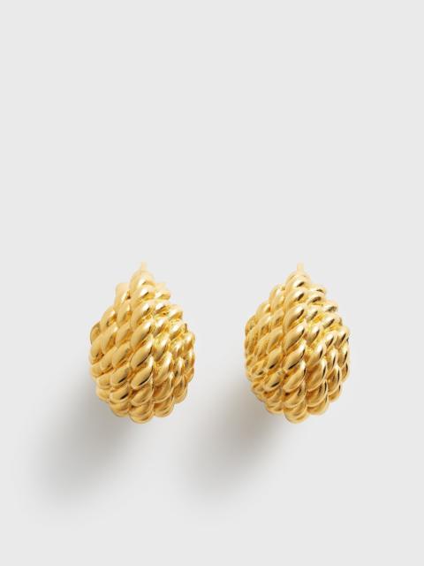 TOTEME Rope hoops gold