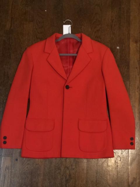Yohji Yamamoto Bright Red Blazer