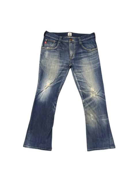 Other Designers Vintage Edwin Blue Trip Flared Denim Jeans
