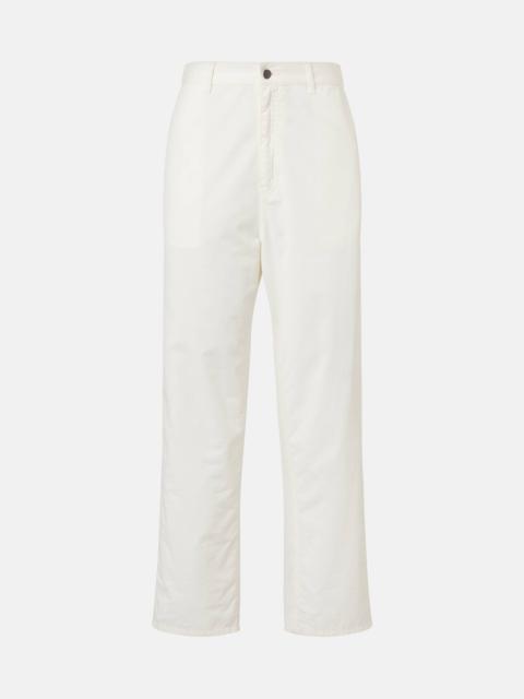 The Row Sharka cotton and cashmere wide-leg pants
