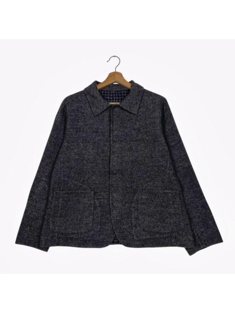 Other Designers Issey Miyake Plantation Reversible Wool Jacket