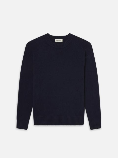 FRAME Cashmere Crewneck Sweater in Navy