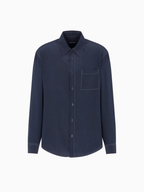 GIORGIO ARMANI SILK CRÊPE SHIRT