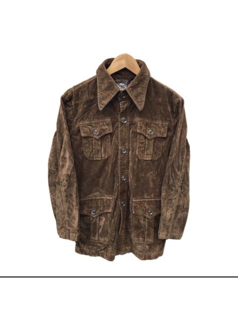 Other Designers Vintage - Vintage Japan King Jackson Velvet Worker Multipocket Jacket