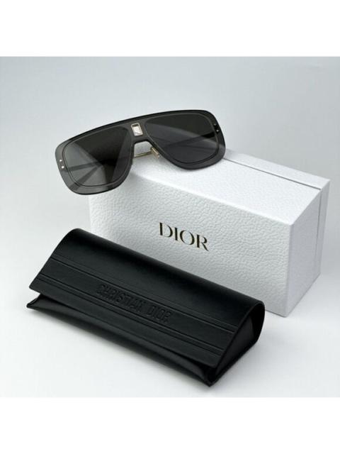 Dior NEW Dior ULTRADIOR MU B0A0 Gold Grey Unisex Mask Sunglasses