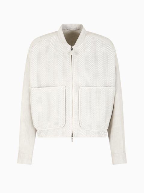 EMPORIO ARMANI LEATHER OUTERWEAR