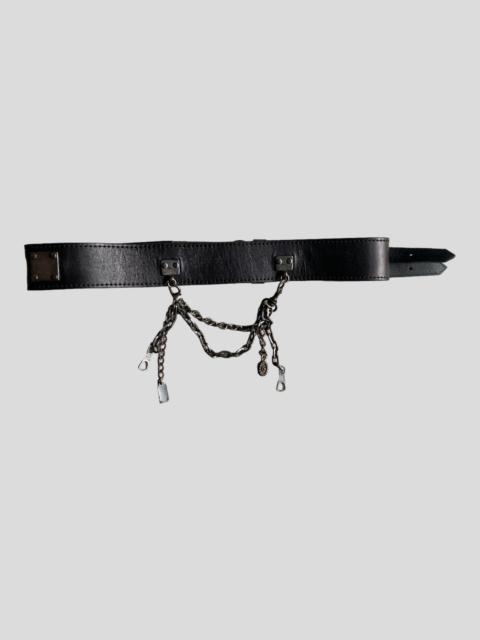 Alexander McQueen Alexander McQueen Double Buckle Chains Belt