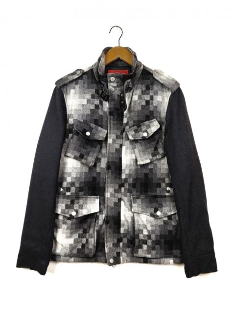 Other Designers Japanese Brand -  Final Drop!  Corisco Japan Transition Check Slang Jacket