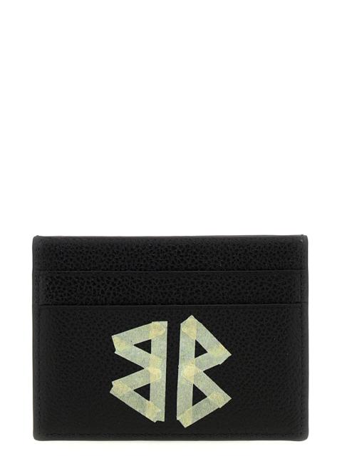 BALENCIAGA 'Tape type' logo print card holder