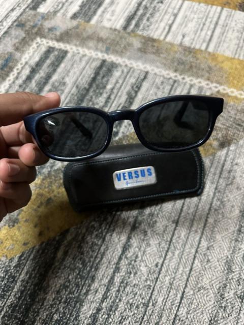 VERSACE Gianni Versace Mens Vintage Sunglasses Blue Gold