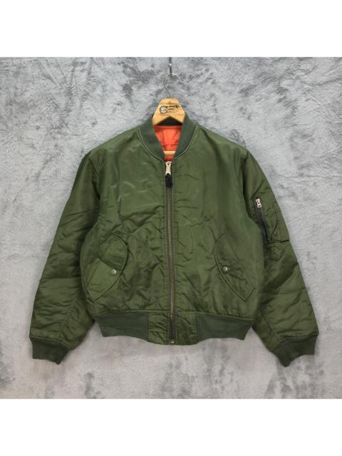 Other Designers Vintage - VINTAGE USAF MA1 JACKET / BOMBER JACKET #5485-192