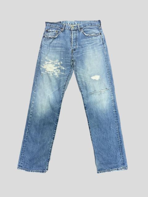 Levi's Vintage Levi's 501 Distressed Stud Ripped Denim