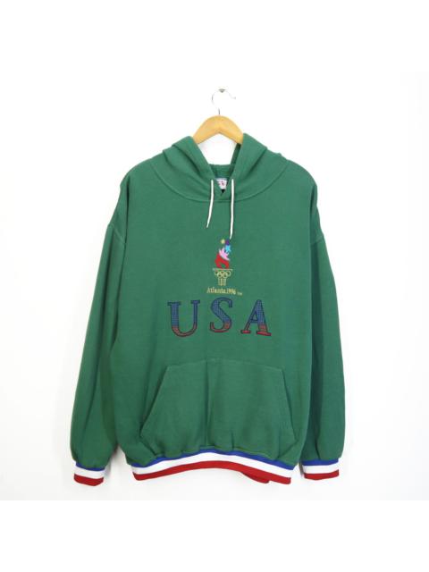 Other Designers Vintage - Atlanta 1996 USA Olympic Big Logo Embroidered