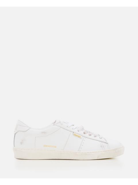 Golden Goose Golden Goose Men Matchstar Shiny Leather Upper And Heel