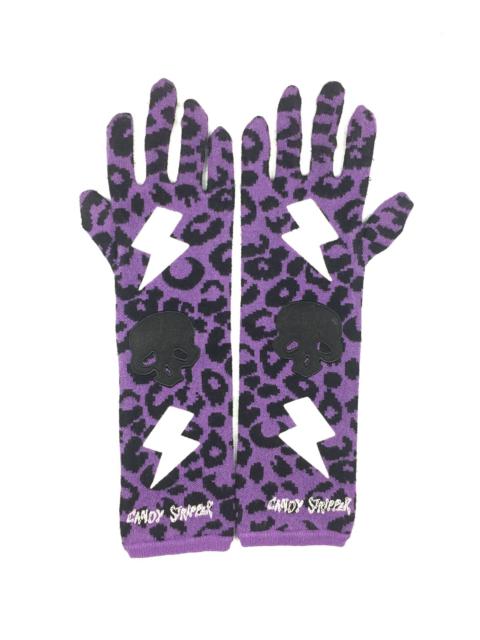 Other Designers Japanese Brand - Candy Stripper Skull Flash long gloves