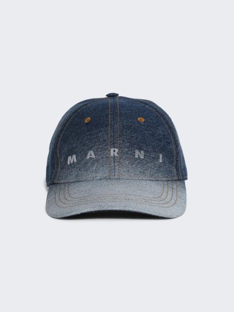 Marni Denim Baseball Cap Ultramarine